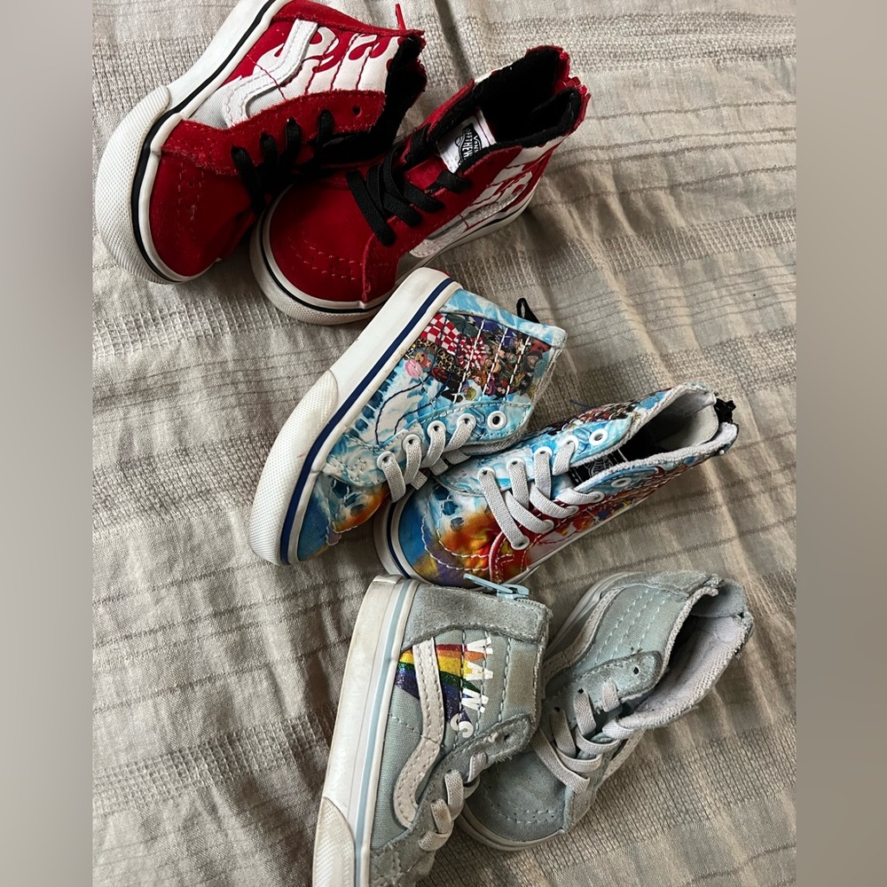 3 pair of baby/toddler converse